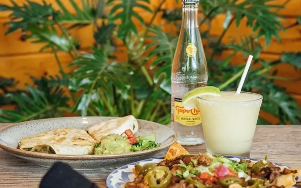 plates of Mexican food on a table at one of Naomi's favorite Austin restaurants