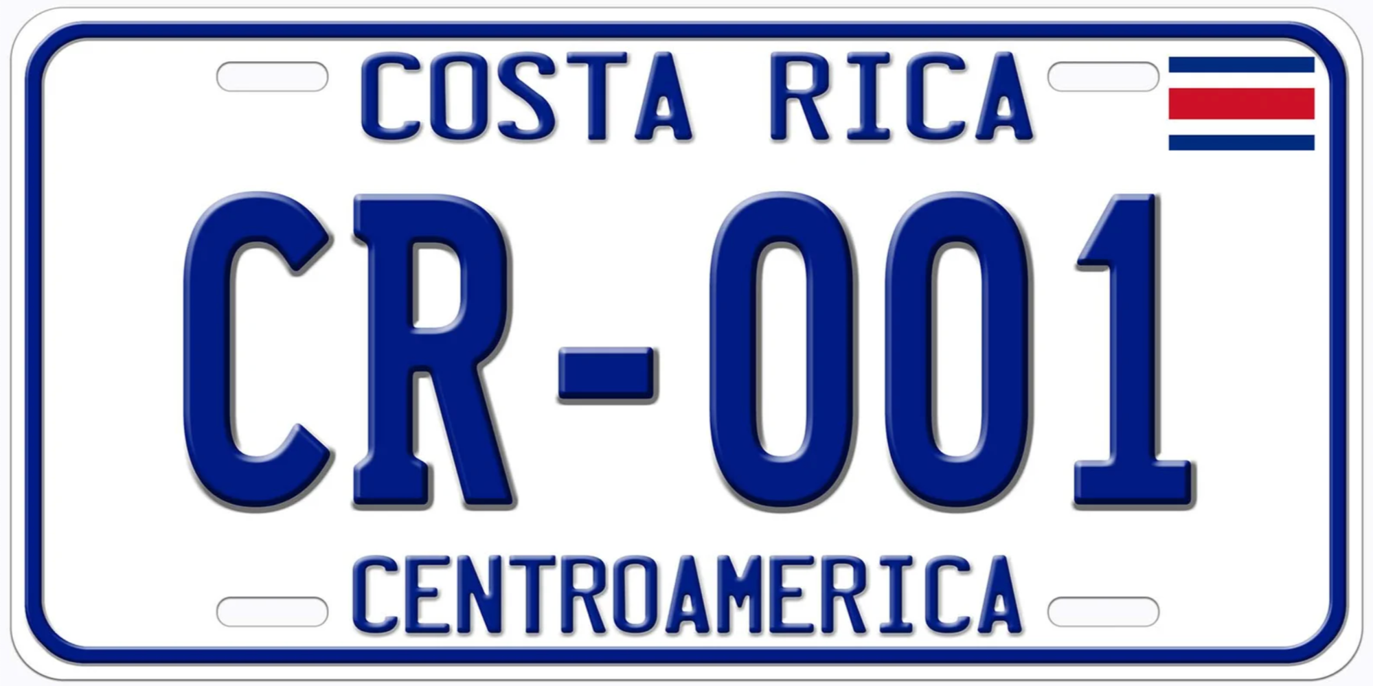 costa rica License plate