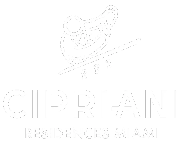 cipriani residences miami white logo