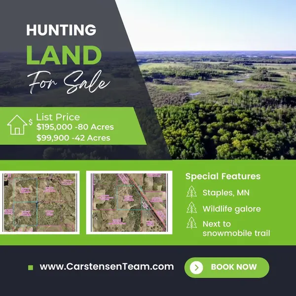 Hunting Land on Acreage in Staples MN,Chuck Carstensen