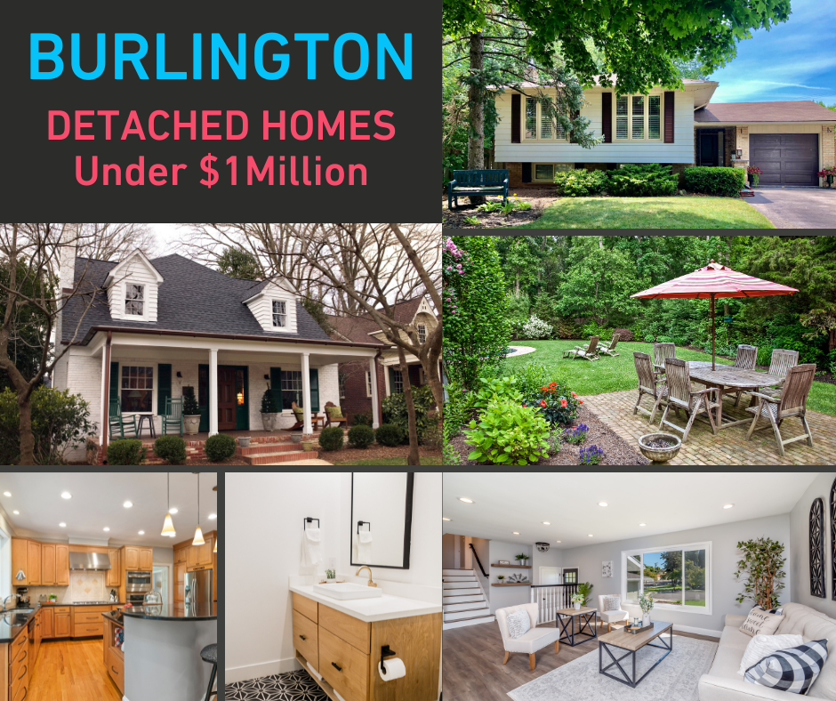 Burlington Homes Under One Million Dollars