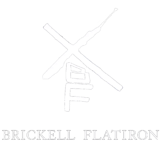 brickell flatiron logo white