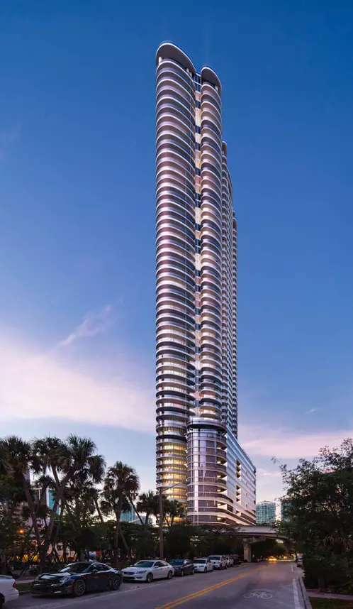 brickell flatiron evening render