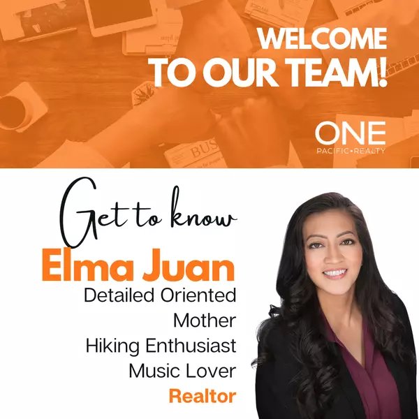 ONE Pacific Realty welcomes it's newest agent,One Pacific Realty Inc