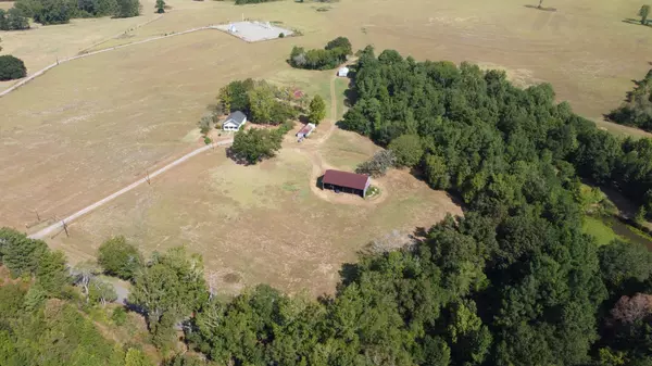 aerial view of ranch for sale in east texas