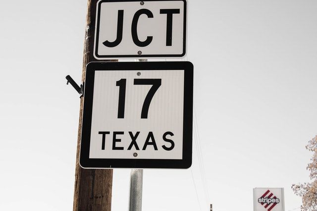 a Texas highway sign