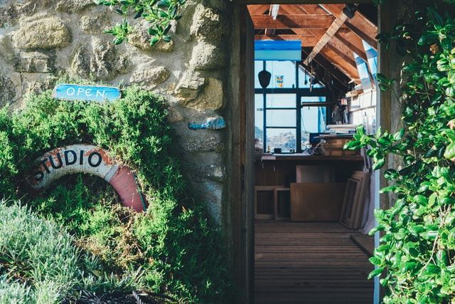open studio entrance