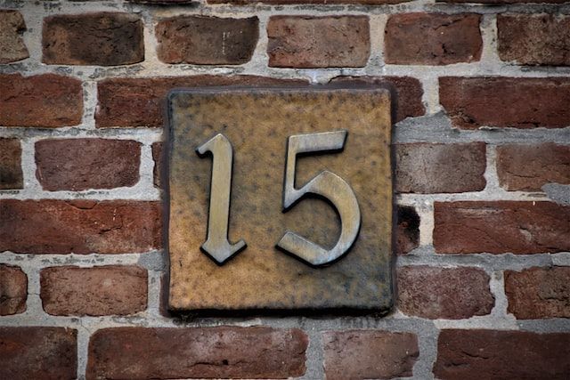 A house number is a must-have for every home, and one can be set in accordance with creative ways to add curb appeal to your home
