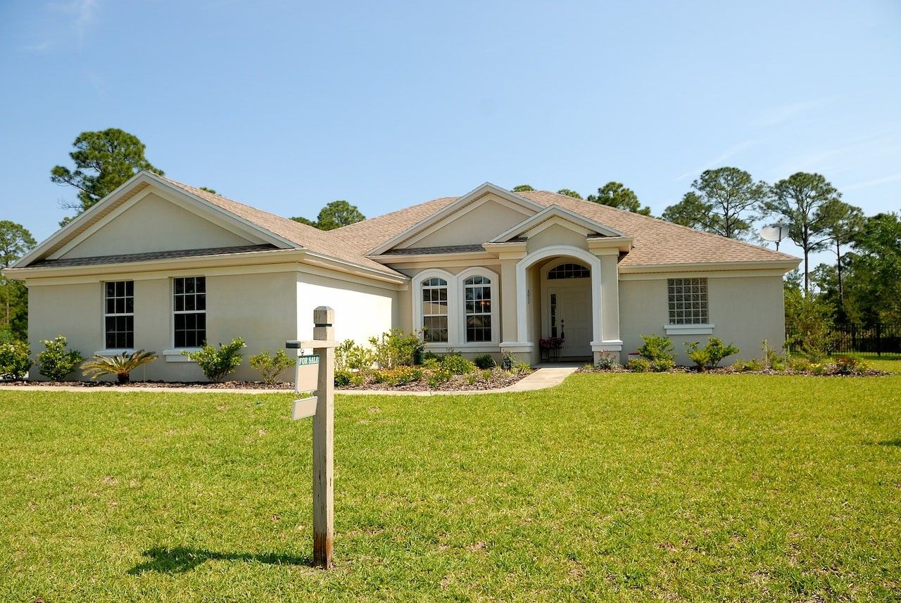A house ready for the selling process.
