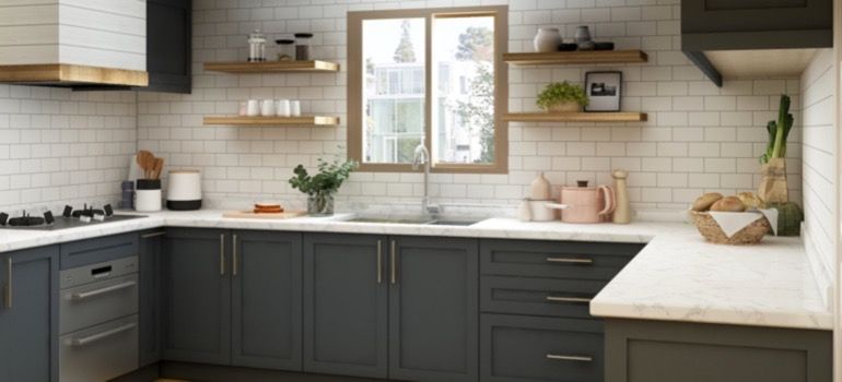 A well-designed home kitchen