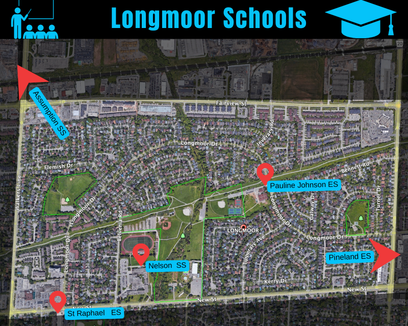 Schools in Longmoor Neighbourhood 