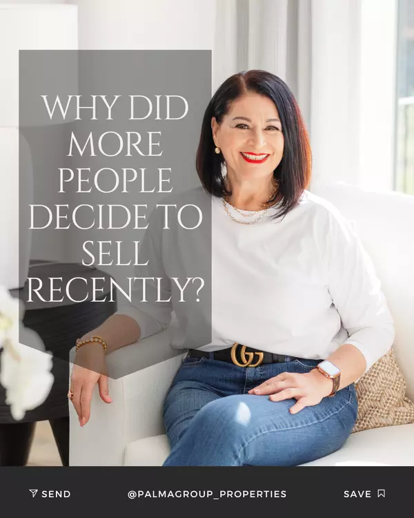 Why did more people decide to sell their homes recently?