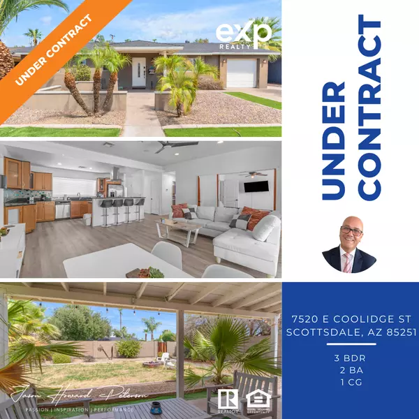 UNDER CONTRACT: 7520 E Coolidge St, Scottsdale, AZ 85251 (Old Town-Monterey Arcadia),Jason Peterson