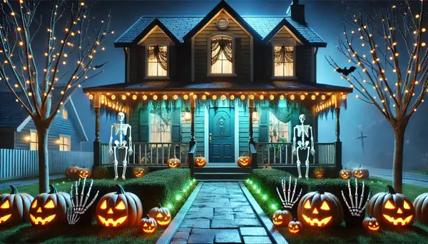 feature image of Fright Night Lights: Easy Halloween Lighting Ideas for Your Home