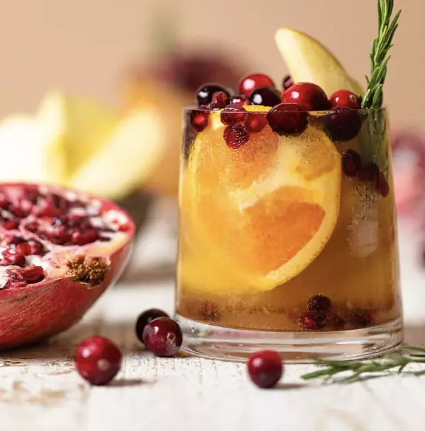 feature image of  Festive Thanksgiving Punch Mocktail