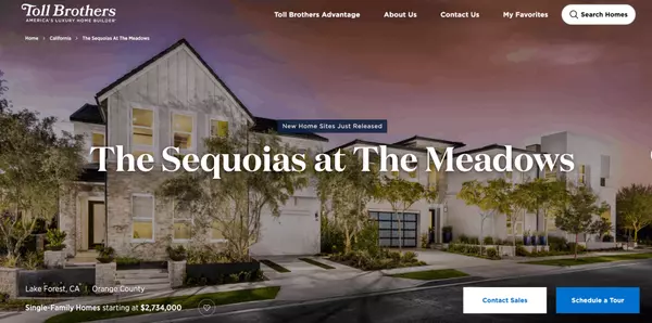 开始排号抢购 尔湾/森林湖 Toll brothers开发的全新楼盘Meadows 500+户综合性现代风格,Sam Mu