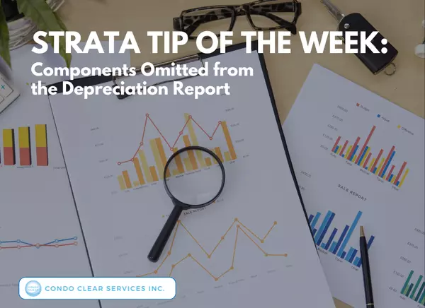 feature image of Strata Tip of the Week - Components Omitted from the Depreciation Report