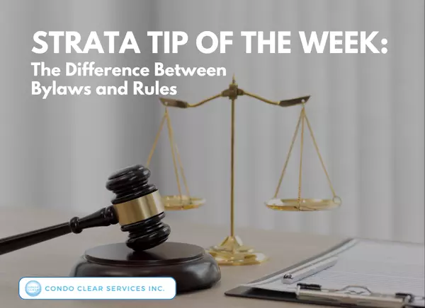 feature image of Strata Tip of the Week - The Difference Between Bylaws and Rules