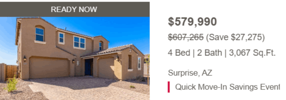 home for sale in surprise az