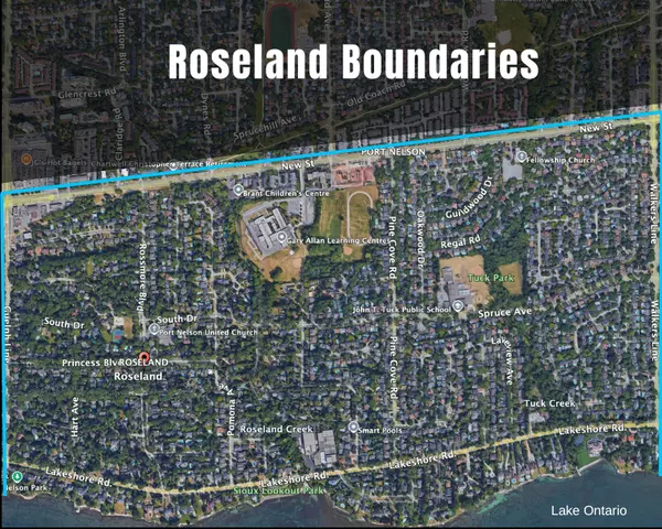 Roseland Neighbourhood Boundaries 