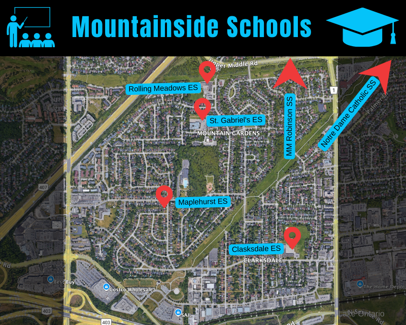 Schools in Mountainside Burlington