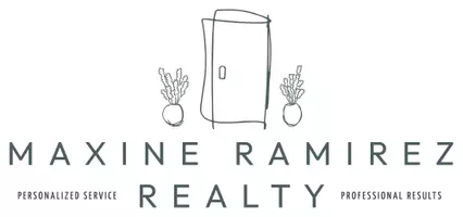 Maxine Ramirez Realty logo showcasing stylish typography and a professional design, representing personalized real estate services and a commitment to helping clients find their dream homes.