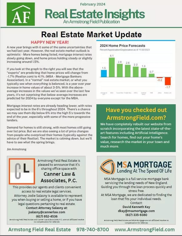 Real Estate Insights - Monthly Newsletter,Jim Armstrong