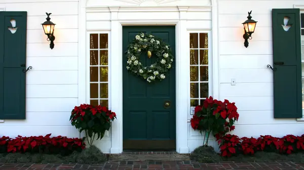 How to Decorate Your Door for Christmas: 30 Designer-Approved Ideas,Maiyah Jimenez
