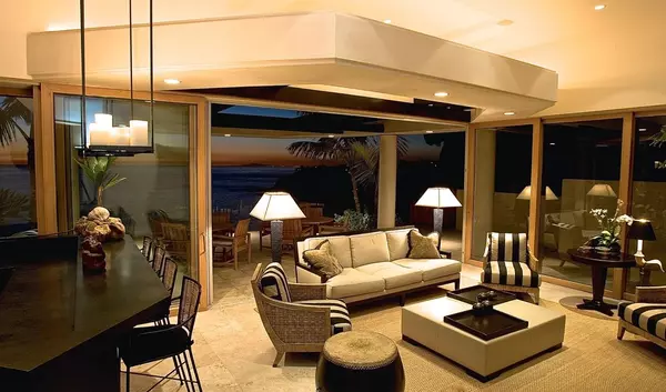 Modern Ocean view living room