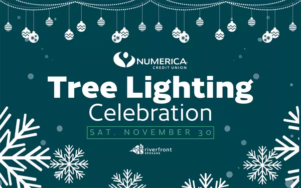 Celebrate the Numerica Tree Lighting at Riverfront Park