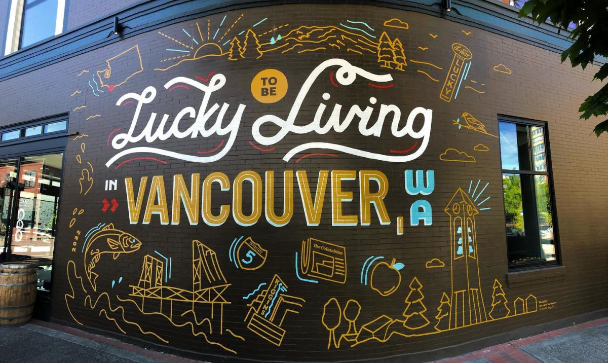 Mural in Downtown Vancouver Washington