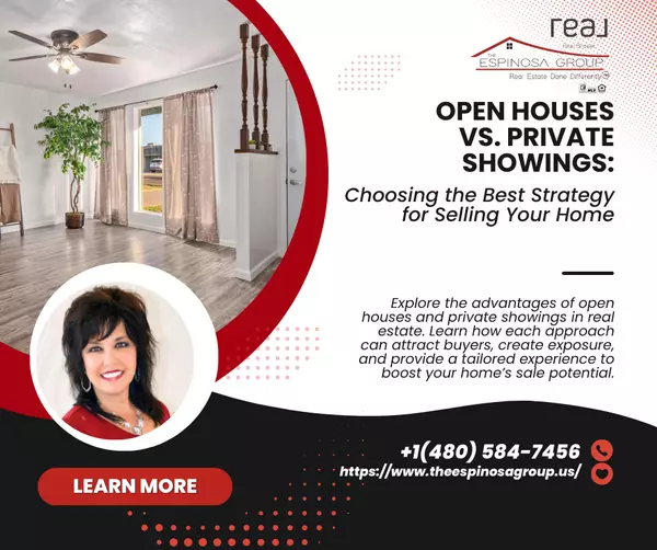 Open Houses vs. Private Showings: Choosing the Best Strategy for Selling Your Home,Sheri Espinosa