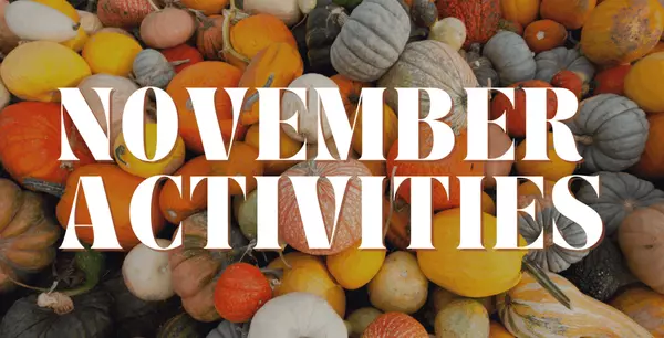 feature image of November Activities Near You!