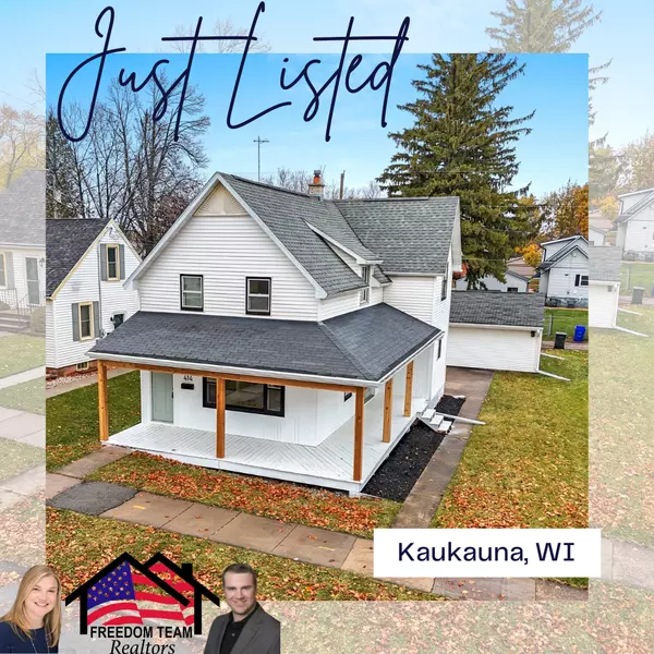 JUST LISTED on 9th St in Kaukauna, WI! ,Freedom Team