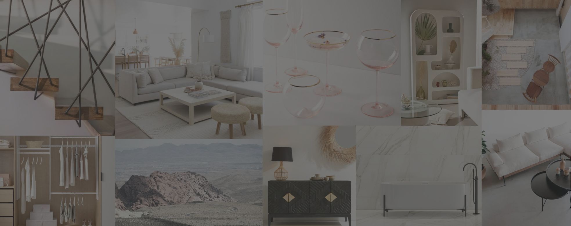 Header (Dark opacity overlay)