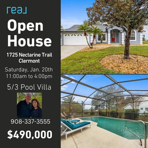 Open House - 1725 Nectarine Trail, Clermont,Mary And Stan Bell