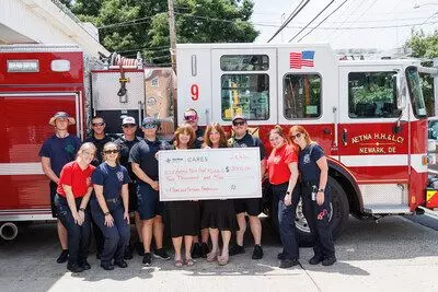 Flame and Fortune Event Hosted by Northrop Realty Newark Raises $2,000 for Aetna Hose, Hook and Ladder Co in Newark, DE,Allison Stine