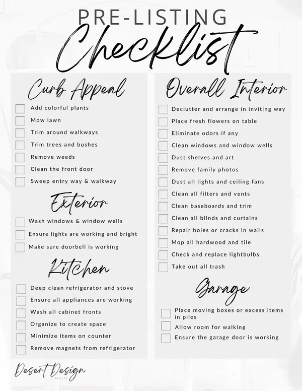 Ready, Set, Sell: Your Ultimate Checklist for Listing Your Home