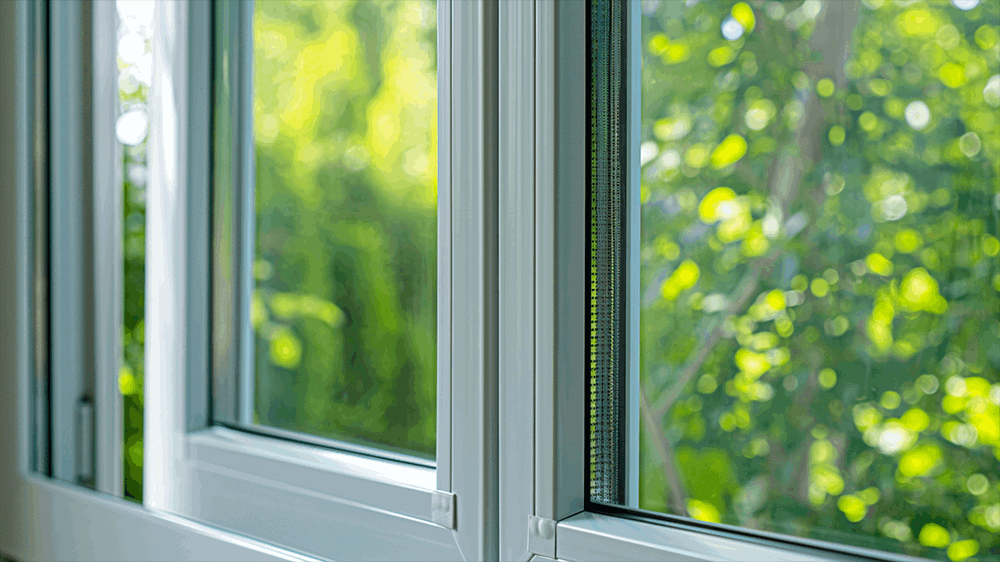 Energy-efficient windows installed in a Charleston home.