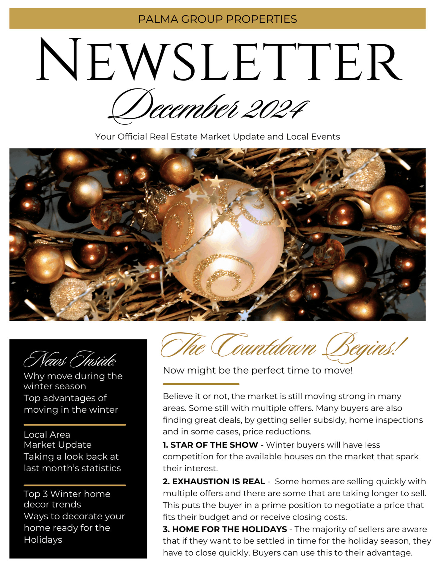 December's Newsletter!