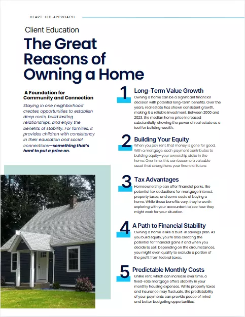 7 Reasons Why Owning a Home Matters,Corey Turer