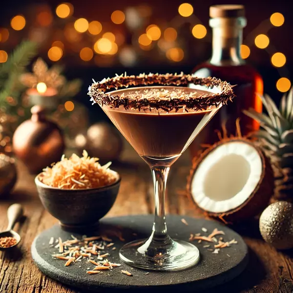 How to Make a Decadent Chocolate-Coconut Martini