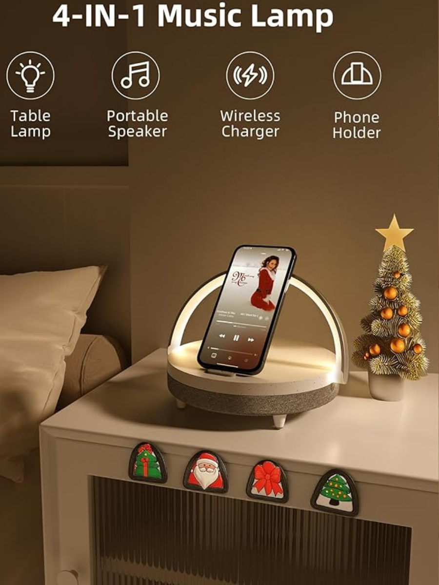unique amazon gifts-music table lamp