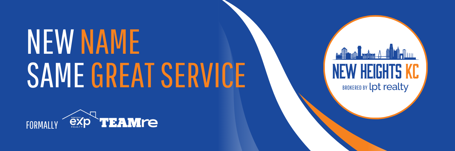 Real estate company rebranding announcement: TEAMre is now New Heights KC, brokered by LPT Realty