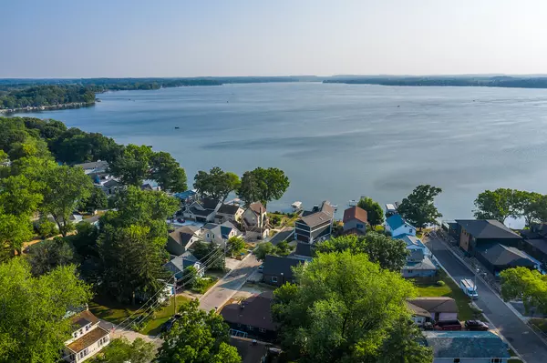 Drone photo of neighborhood