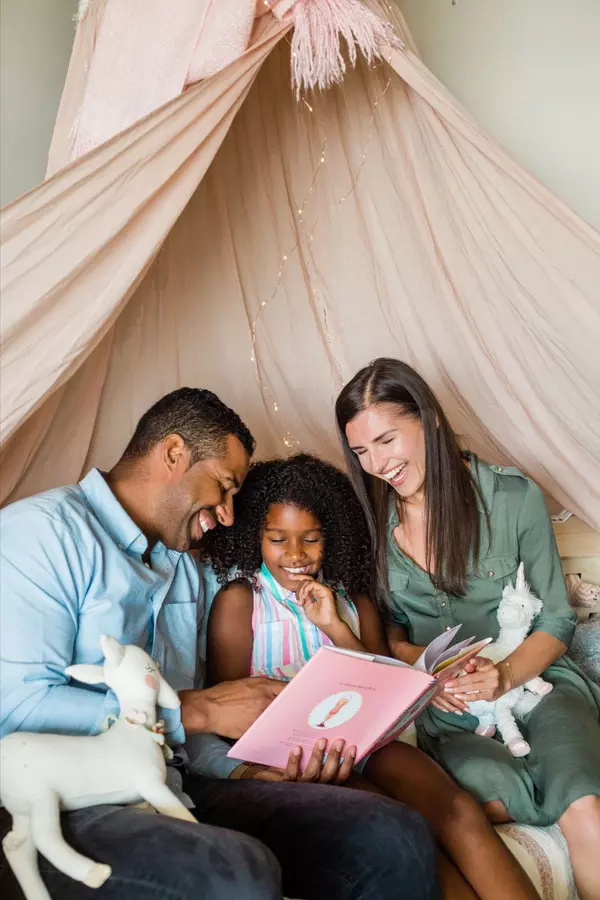 Family in fort