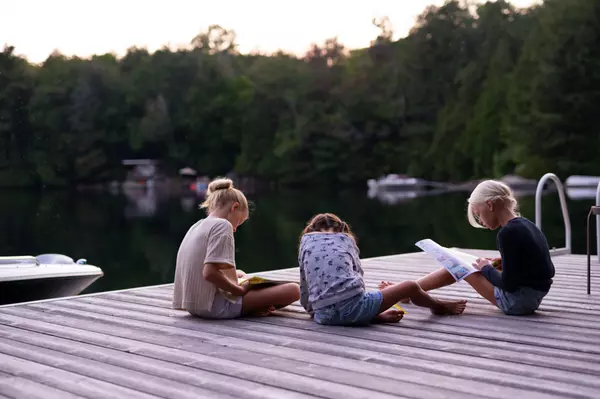 Kids on Dock