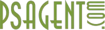 1PSAgent Typed Green Logo