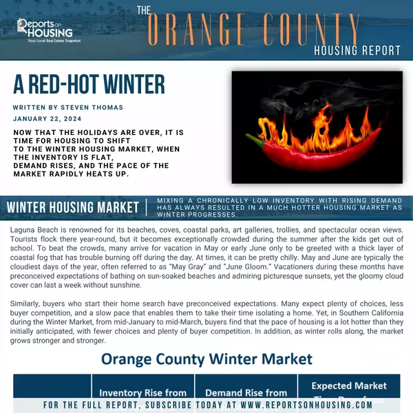 January Recap: Orange County Housing Report,Jordan & Kayleigh Bennett