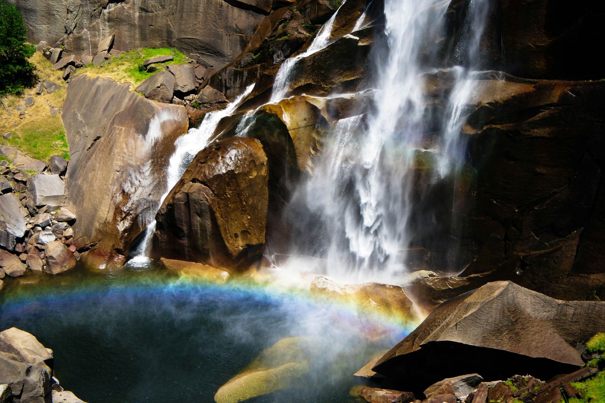 Waterfall and Rainbow